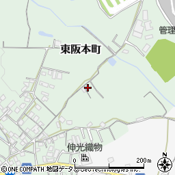 大阪府和泉市東阪本町周辺の地図