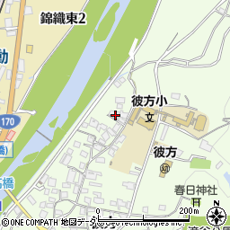 大阪府富田林市彼方535周辺の地図