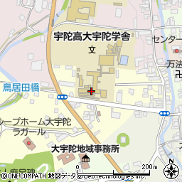 奈良県立宇陀高等学校　大宇陀学舎周辺の地図