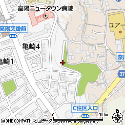 広島県広島市安佐北区亀崎4丁目周辺の地図