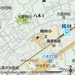 広島市立梅林小学校周辺の地図