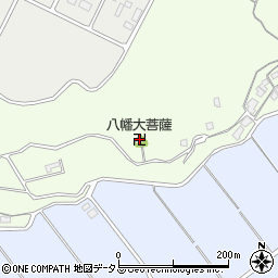 八幡大菩薩周辺の地図