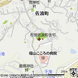 広島県福山市佐波町521周辺の地図