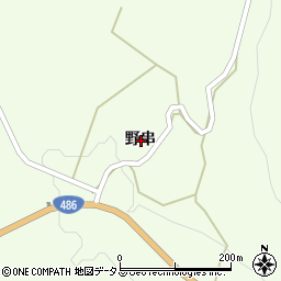 広島県三原市八幡町野串周辺の地図