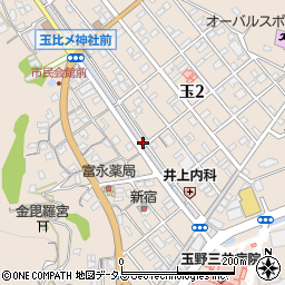 玉駐車場周辺の地図