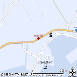 池田港周辺の地図