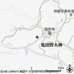 奈良県宇陀市菟田野大神244周辺の地図