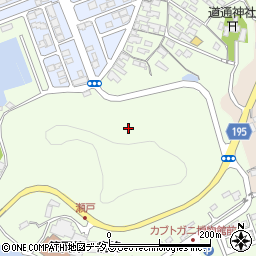 岡山県笠岡市横島周辺の地図
