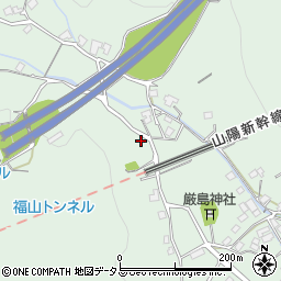 広島県福山市津之郷町加屋412-3周辺の地図