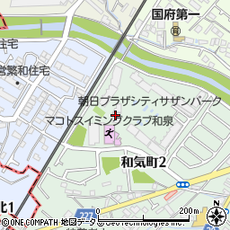 学研　ＣＡＩスクールマコト・和泉校周辺の地図