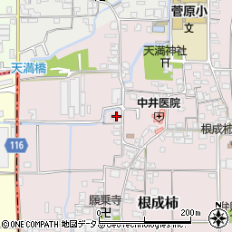 奈良県大和高田市根成柿487-3周辺の地図