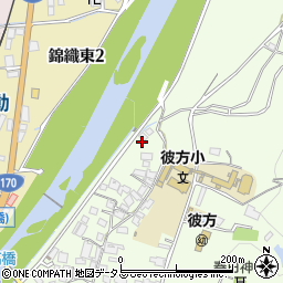 大阪府富田林市彼方540周辺の地図