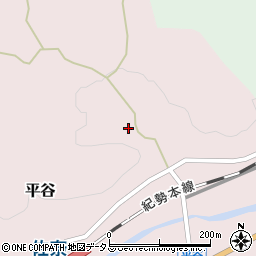 三重県多気郡多気町平谷1174-7周辺の地図
