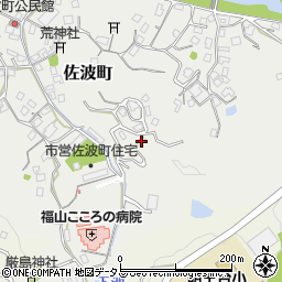 広島県福山市佐波町631周辺の地図
