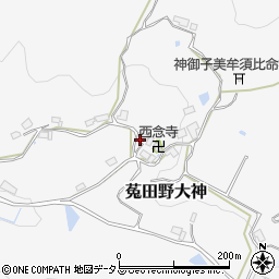 奈良県宇陀市菟田野大神253周辺の地図