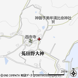 奈良県宇陀市菟田野大神264周辺の地図