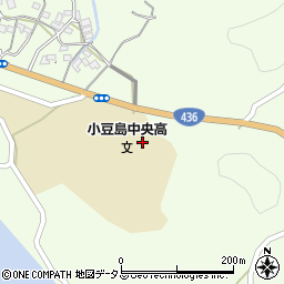 香川県立小豆島中央高等学校周辺の地図