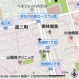 ハグルマ手芸店　野上店周辺の地図