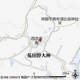 奈良県宇陀市菟田野大神290周辺の地図