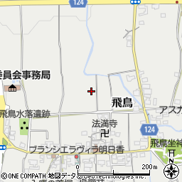奈良県明日香村（高市郡）飛鳥周辺の地図