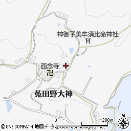 奈良県宇陀市菟田野大神265周辺の地図