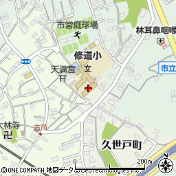 杉の子学童クラブ周辺の地図