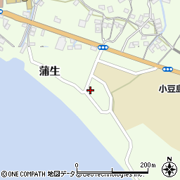 香川県小豆郡小豆島町蒲生1086周辺の地図