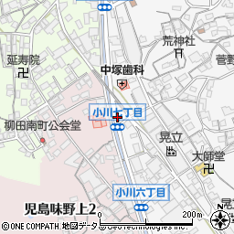 小川７周辺の地図