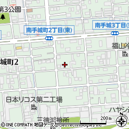 広島県福山市南手城町周辺の地図