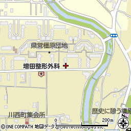 奈良県橿原市川西町147周辺の地図