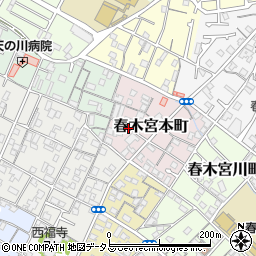大阪府岸和田市春木宮本町周辺の地図