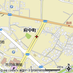 大阪府和泉市府中町周辺の地図