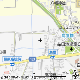 奈良県橿原市鳥屋町3周辺の地図