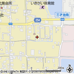 奈良県葛城市林堂74周辺の地図