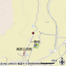 奈良県桜井市高家430周辺の地図