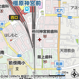 奈良県橿原市久米町630周辺の地図
