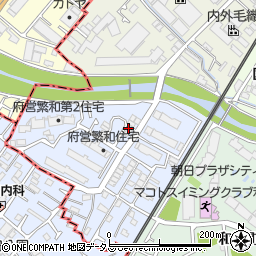 大阪府和泉市繁和町周辺の地図