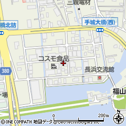 広島県福山市東手城町2丁目周辺の地図