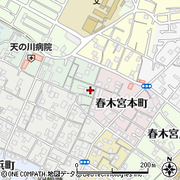 大阪府岸和田市春木大国町2-2周辺の地図