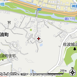 広島県福山市佐波町845周辺の地図