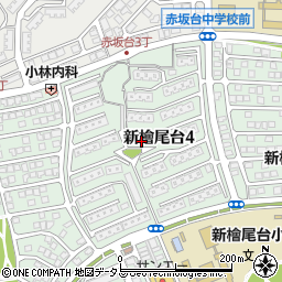 府公社泉北新檜尾台第４次住宅１６－２３棟周辺の地図