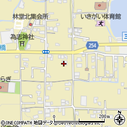 奈良県葛城市林堂168周辺の地図