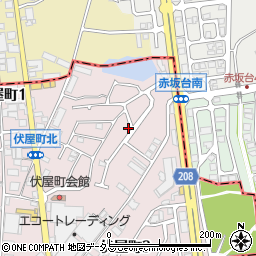 大阪府和泉市伏屋町3丁目32-43周辺の地図