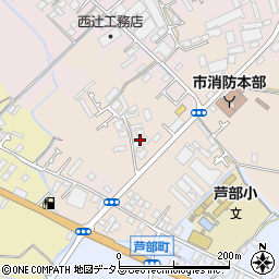 大阪府和泉市一条院町22周辺の地図