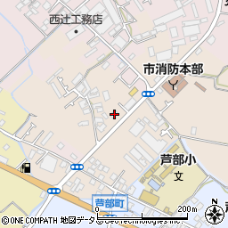 大阪府和泉市一条院町36周辺の地図