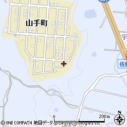 大阪府富田林市山手町23周辺の地図