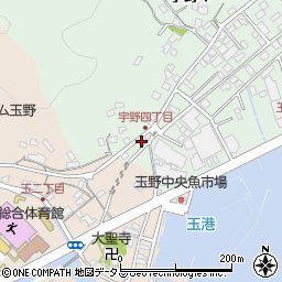 山陽新聞倉敷販売株式会社　宇野西センター周辺の地図