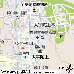 奈良県宇陀市大宇陀上中2032周辺の地図