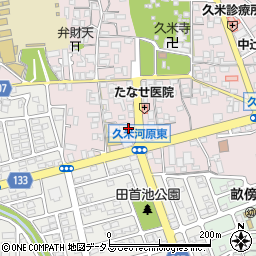 奈良県橿原市久米町393周辺の地図