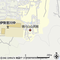 徳川山公民館周辺の地図